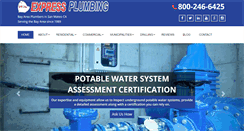 Desktop Screenshot of expressplumbing.com